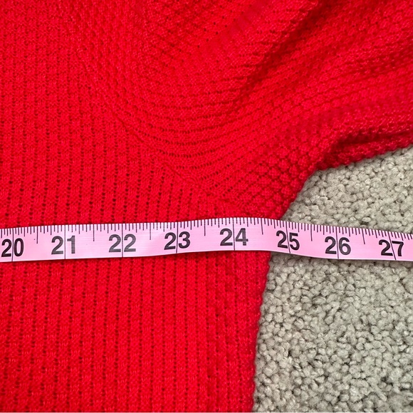 Red Loft Cotton Crochet Tunic Sweater XXL - Picture 6 of 7